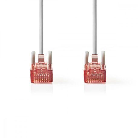 CAT6 hálózati kábel | RJ45 Dugasz | RJ45 Dugasz | U/UTP | 0.25 m | Kerek | PVC | Szürke | Boríték