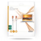 CAT6 hálózati kábel | RJ45 Dugasz | RJ45 Dugasz | U/UTP | 10.0 m | Kerek | PVC | Szürke | Boríték