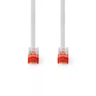 CAT6 hálózati kábel | RJ45 Dugasz | RJ45 Dugasz | U/UTP | 1.00 m | Kerek | PVC | Fehér | Boríték