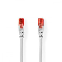   CAT6 hálózati kábel | RJ45 Dugasz | RJ45 Dugasz | U/UTP | 20.0 m | Kerek | PVC | Fehér | Boríték