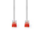 CAT6 hálózati kábel | RJ45 Dugasz | RJ45 Dugasz | U/UTP | 2.00 m | Kerek | PVC | Fehér | Műanyag Zacskó
