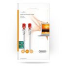 CAT6 hálózati kábel | RJ45 Dugasz | RJ45 Dugasz | U/UTP | 5.00 m | Kerek | PVC | Fehér | Műanyag Zacskó