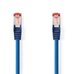   CAT6 hálózati kábel | RJ45 Dugasz | RJ45 Dugasz | S/FTP | 0.50 m | Kerek | LSZH | Kék | Műanyag Zacskó