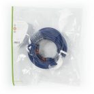 CAT6 hálózati kábel | RJ45 Dugasz | RJ45 Dugasz | S/FTP | 15.0 m | Kerek | LSZH | Kék | Műanyag Zacskó