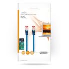 CAT6 hálózati kábel | RJ45 Dugasz | RJ45 Dugasz | S/FTP | 5.00 m | Kerek | LSZH | Kék | Boríték