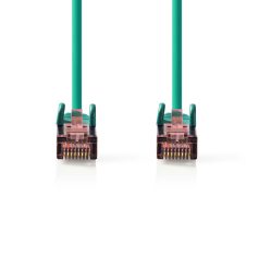   CAT6 hálózati kábel | RJ45 Dugasz | RJ45 Dugasz | S/FTP | 0.50 m | Kerek | LSZH | Zöld | Boríték