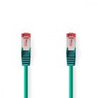 CAT6 hálózati kábel | RJ45 Dugasz | RJ45 Dugasz | S/FTP | 15.0 m | Kerek | LSZH | Zöld | Műanyag Zacskó