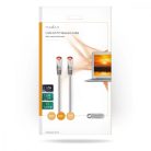 CAT6 hálózati kábel | RJ45 Dugasz | RJ45 Dugasz | S/FTP | 5.00 m | Kerek | LSZH | Szürke | Boríték