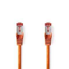   CAT6 hálózati kábel | RJ45 Dugasz | RJ45 Dugasz | S/FTP | 0.25 m | Kerek | LSZH | Narancs | Boríték