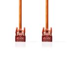 CAT6 hálózati kábel | RJ45 Dugasz | RJ45 Dugasz | S/FTP | 0.25 m | Kerek | LSZH | Narancs | Boríték