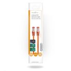 CAT6 hálózati kábel | RJ45 Dugasz | RJ45 Dugasz | S/FTP | 0.25 m | Kerek | LSZH | Narancs | Boríték