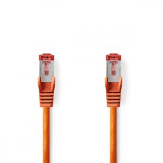   CAT6 hálózati kábel | RJ45 Dugasz | RJ45 Dugasz | S/FTP | 0.50 m | Kerek | LSZH | Narancs | Boríték