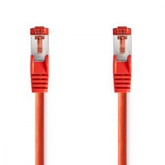   CAT6 hálózati kábel | RJ45 Dugasz | RJ45 Dugasz | S/FTP | 0.25 m | Kerek | LSZH | Piros | Boríték