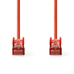   CAT6 hálózati kábel | RJ45 Dugasz | RJ45 Dugasz | S/FTP | 20.0 m | Kerek | LSZH | Piros | Műanyag Zacskó