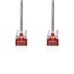   CAT6 hálózati kábel | RJ45 Dugasz | RJ45 Dugasz | S/FTP | 10.0 m | Kerek | LSZH | Átlátszó | Műanyag Zacskó