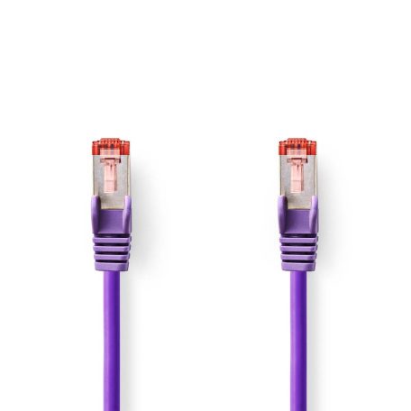 CAT6 hálózati kábel | RJ45 Dugasz | RJ45 Dugasz | S/FTP | 2.00 m | Kerek | LSZH | Ibolya | Boríték