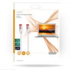CAT6 hálózati kábel | RJ45 Dugasz | RJ45 Dugasz | S/FTP | 15.0 m | Kerek | LSZH | Fehér | Boríték