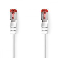   CAT6 hálózati kábel | RJ45 Dugasz | RJ45 Dugasz | S/FTP | 3.00 m | Kerek | LSZH | Fehér | Boríték