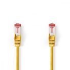 CAT6 hálózati kábel | RJ45 Dugasz | RJ45 Dugasz | S/FTP | 15.0 m | Kerek | LSZH | Sárga | Műanyag Zacskó