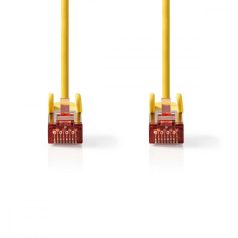   CAT6 hálózati kábel | RJ45 Dugasz | RJ45 Dugasz | S/FTP | 15.0 m | Kerek | LSZH | Sárga | Műanyag Zacskó