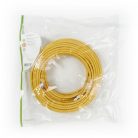 CAT6 hálózati kábel | RJ45 Dugasz | RJ45 Dugasz | S/FTP | 20.0 m | Kerek | LSZH | Sárga | Műanyag Zacskó
