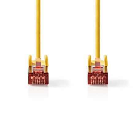 CAT6 hálózati kábel | RJ45 Dugasz | RJ45 Dugasz | S/FTP | 5.00 m | Kerek | LSZH | Sárga | Boríték