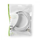 CAT6 hálózati kábel | RJ45 Dugasz | RJ45 Dugasz | S/FTP | 3.00 m | Kerek | PVC | Fehér | Műanyag Zacskó