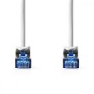 CAT6a hálózati kábel | S/FTP | RJ45 Dugasz | RJ45 Dugasz | 0.25 m | Snagless | Kerek | LSZH | Szürke | Műanyag Zacskó