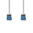 CAT6a hálózati kábel | S/FTP | RJ45 Dugasz | RJ45 Dugasz | 0.50 m | Snagless | Kerek | LSZH | Szürke | Boríték
