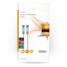CAT6a hálózati kábel | S/FTP | RJ45 Dugasz | RJ45 Dugasz | 5.00 m | Snagless | Kerek | LSZH | Szürke | Műanyag Zacskó