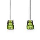 CAT7 hálózati kábel | S/FTP | RJ45 Dugasz | RJ45 Dugasz | 1.00 m | Snagless | Kerek | LSZH | Szürke | Boríték