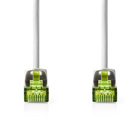 CAT7 hálózati kábel | S/FTP | RJ45 Dugasz | RJ45 Dugasz | 1.00 m | Snagless | Kerek | LSZH | Szürke | Boríték