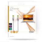 CAT7 hálózati kábel | S/FTP | RJ45 Dugasz | RJ45 Dugasz | 15.0 m | Snagless | Kerek | LSZH | Szürke | Műanyag Zacskó