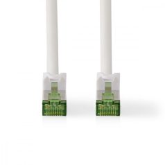   CAT7 hálózati kábel | S/FTP | RJ45 Dugasz | RJ45 Dugasz | 2.00 m | Snagless | Kerek | LSZH | Fehér | Boríték
