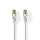 CAT7 hálózati kábel | S/FTP | RJ45 Dugasz | RJ45 Dugasz | 5.00 m | Snagless | Kerek | LSZH | Fehér | Boríték