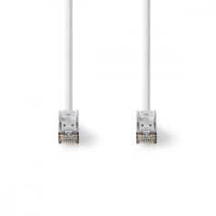   Cat 8.1 hálózati kábel | S/FTP | RJ45 Dugasz | RJ45 Dugasz | 1.00 m | Kerek | LSZH | Fehér | Boríték