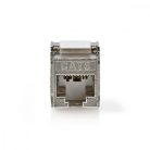 Keystone | CAT6 | RJ45 Female | S/FTP | Metal | Envelope