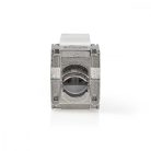 Keystone | CAT6 | RJ45 Female | S/FTP | Metal | Envelope