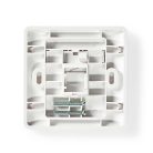 Network Keystone előlap | Előlap RJ45 | 1-Port port(s) | ABS | Fehér | Boríték