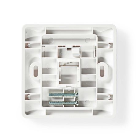 Network Keystone előlap | Előlap RJ45 | 1-Port port(s) | ABS | Fehér | Boríték