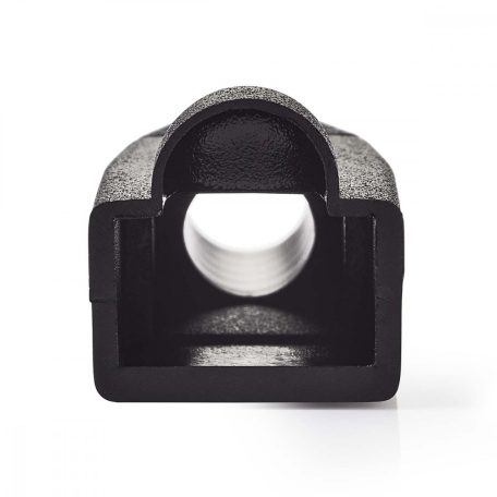Húzásirányú tehermentesítő tömítés | RJ45 | PVC | Fekete | Műanyag Zacskó | 10 db