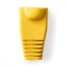 Húzásirányú tehermentesítő tömítés | RJ45 | PVC | Sárga | Műanyag Zacskó | 10 db