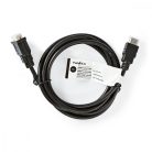 HDMI™ kábel | HDMI™ Csatlakozó | DVI-D 24+1-Érintkezős Dugasz | 1080p | Nikkelezett | 2.00 m | Egyenes | PVC | Fekete | Papírfüles