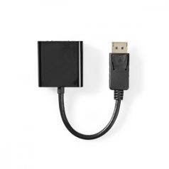   DisplayPort adapter | DisplayPort Dugasz | VGA Aljzat | 1080p | Nikkelezett | Egyenes | 0.20 m | Kerek | PVC | ABS | Fekete | Papírfüles