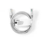 CAT5e hálózati kábel | U/UTP | RJ45 Dugasz | RJ45 Dugasz | 15.0 m | Kerek | PVC | Szürke | Papírfüles