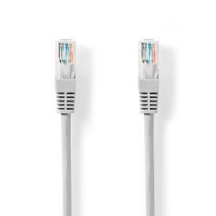   CAT5e hálózati kábel | U/UTP | RJ45 Dugasz | RJ45 Dugasz | 20.0 m | Kerek | PVC | Szürke | Papírfüles