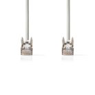 CAT5e hálózati kábel | F/UTP | RJ45 Dugasz | RJ45 Dugasz | 0.50 m | Kerek | PVC | Szürke | Papírfüles