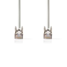   CAT5e hálózati kábel | F/UTP | RJ45 Dugasz | RJ45 Dugasz | 0.50 m | Kerek | PVC | Szürke | Papírfüles