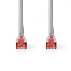   CAT6 hálózati kábel | RJ45 Dugasz | RJ45 Dugasz | S/FTP | 0.50 m | Kerek | PVC | Szürke | Papírfüles