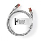 CAT6 hálózati kábel | RJ45 Dugasz | RJ45 Dugasz | S/FTP | 0.50 m | Kerek | PVC | Szürke | Papírfüles